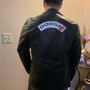 Lucky Leather Genuine Jacket DODGE